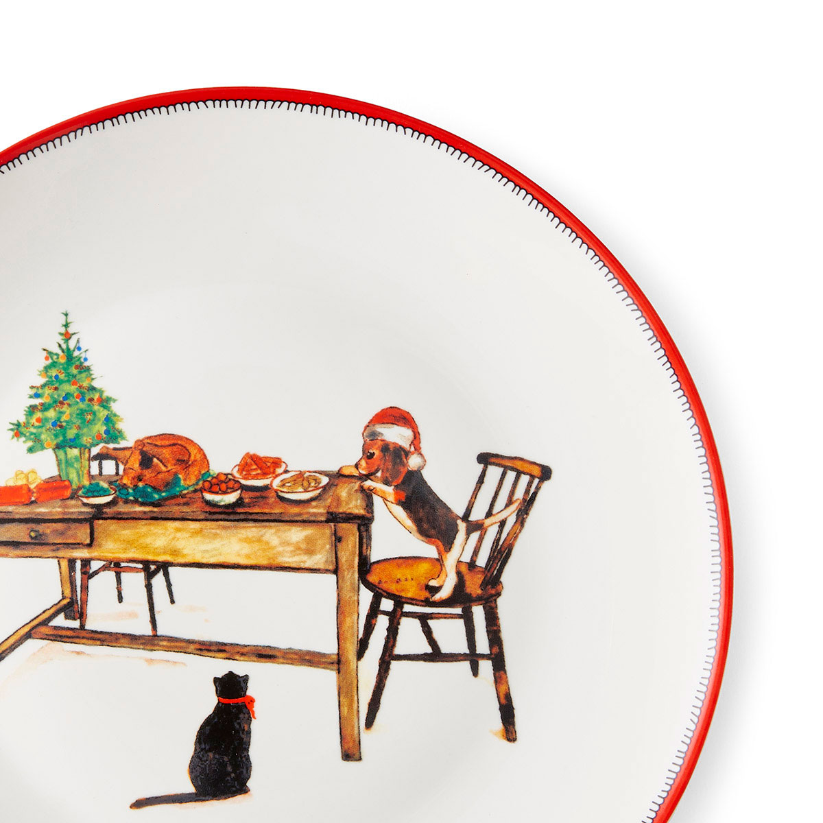 Kit Kemp Doodles Christmas 4 Cake Plates image number null